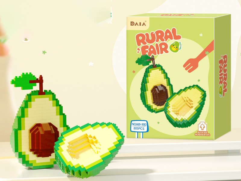 Building Blocks: 805 Pcs Of Avocados