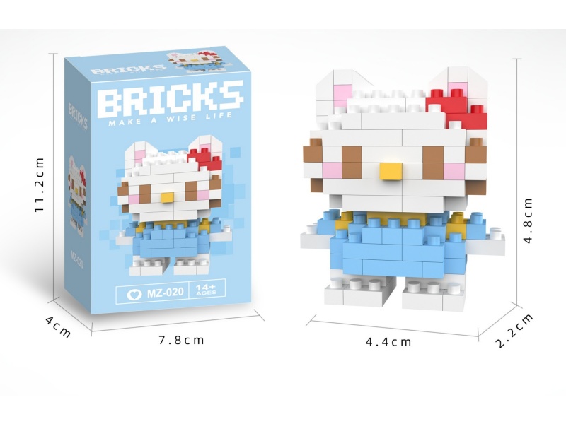 Building Blocks: 110 PCS Of Small Figurines