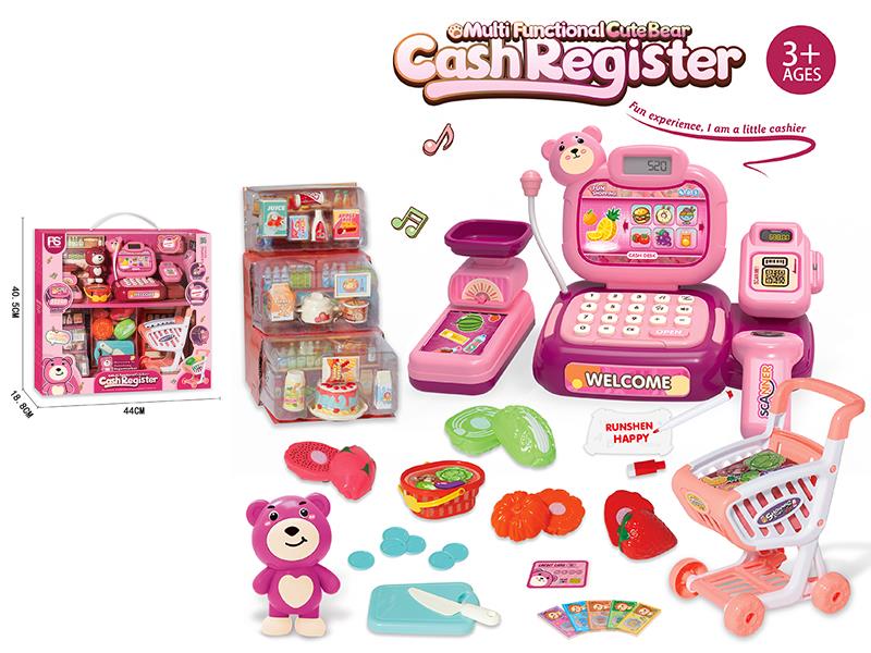 Multifunctional Cute Bear Cash Register Set