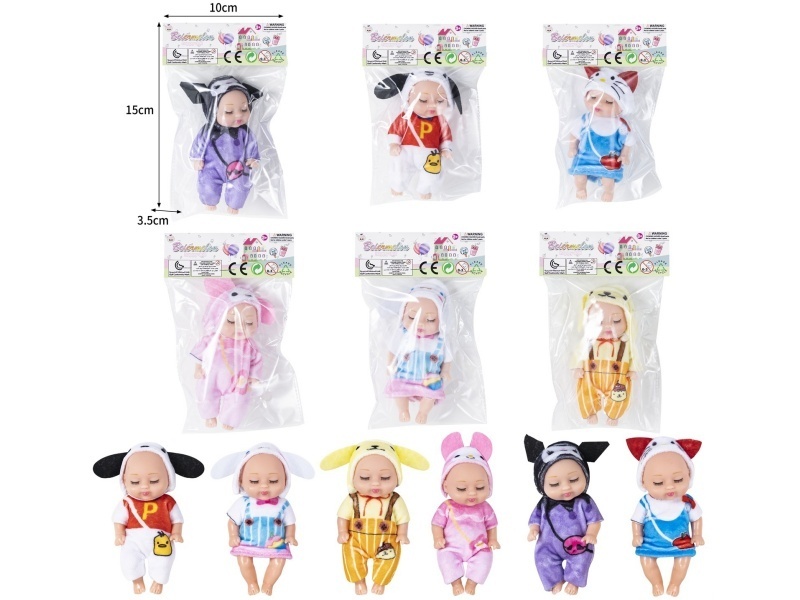 4-Inch Full-Body Sleeping Doll