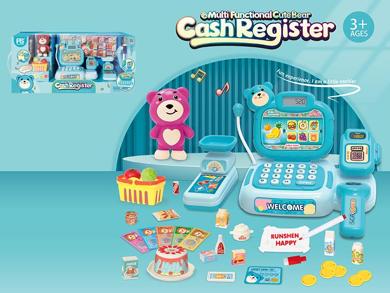 Multifunctional Cute Bear Cash Register Set