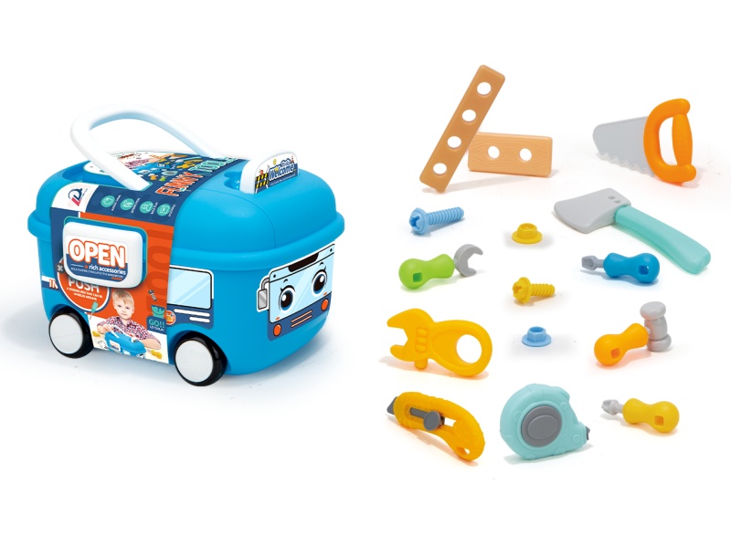 Play House Portable Storage Cart 2-In-1 Tool Set