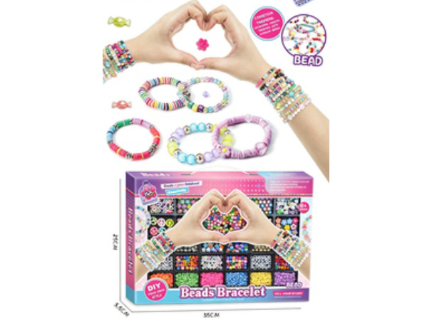 Soft Ceramic Tiles/Letter Beads/Beading Set