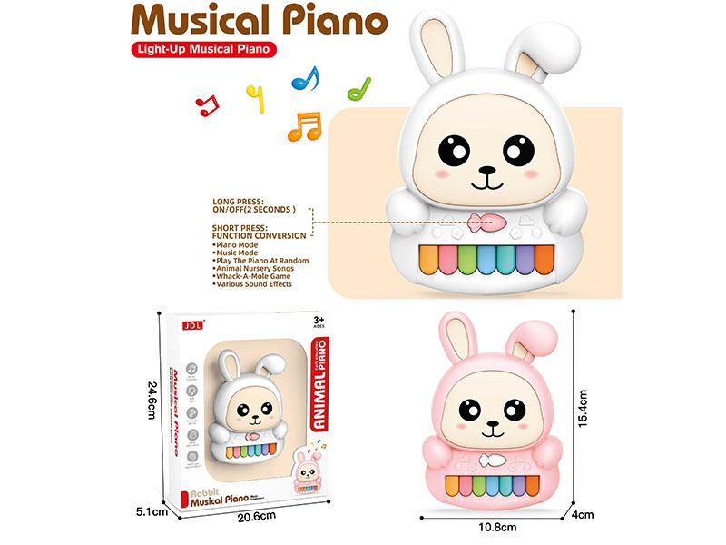 Cute Rabbit Music Electronic Organ