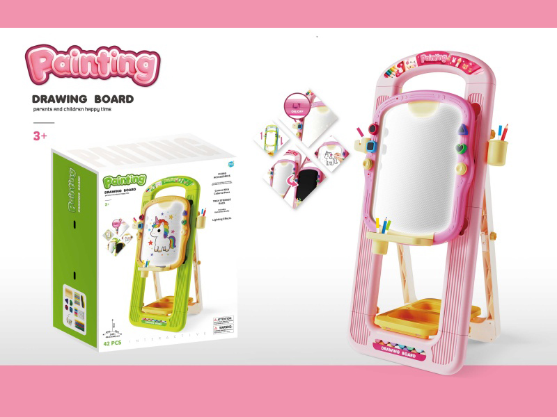 This Is A Multi-Functional Writing Board With Light On Both Sides That Can Be Erased And Used For Doodling