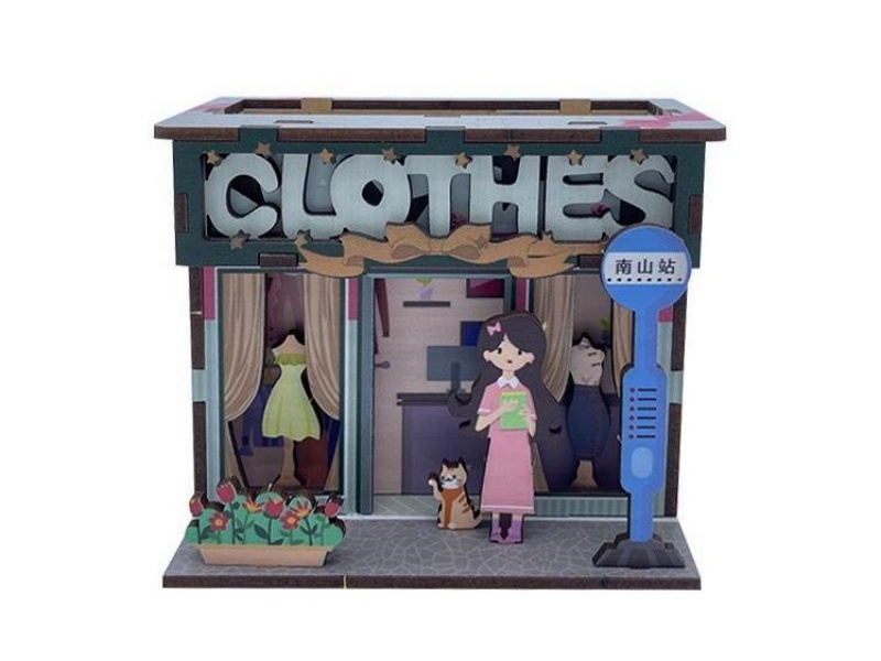 18 Pieces Of The Clothing Store Puzzle