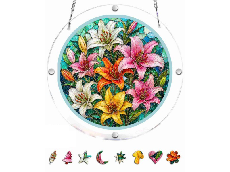 8.9-Inch Acrylic Jigsaw Puzzle