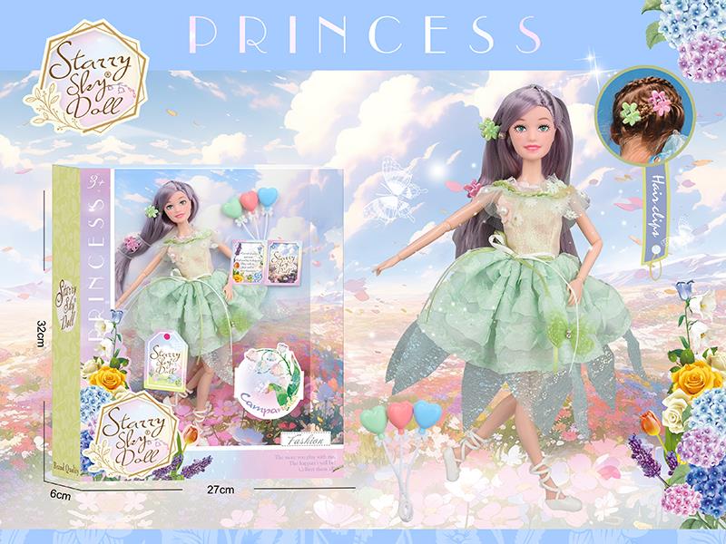 11.5 Inch 11-Joint Flower God Princess Doll(Campanula)