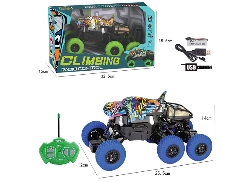 1:16 4CH Remote Control Whale 6-Wheel Climbing Off-Road Vehicle