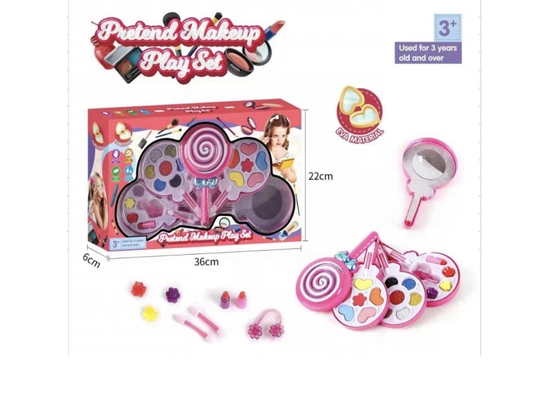 Lollipop five-layer children's makeup, accessories and toys