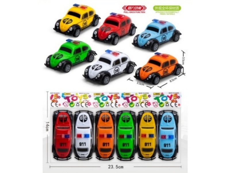 Huili Little Beetle Police Car (Exterior Made Of All Eco-Friendly Materials)