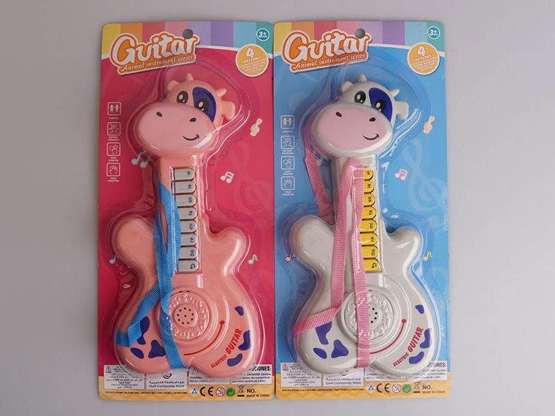 Cartoon Cow Guitar