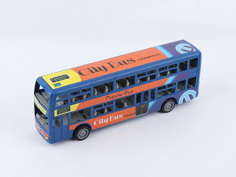 Friction Double-Decker Bus