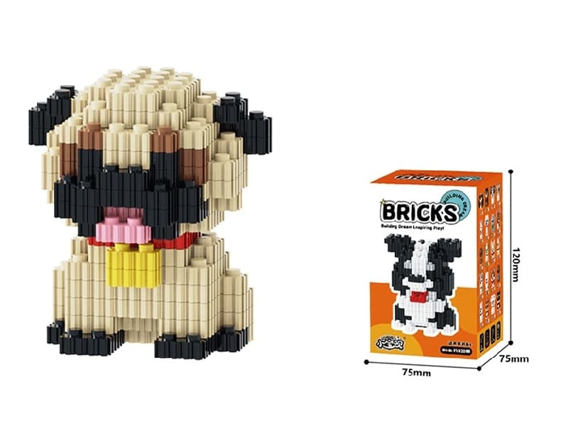 Orange Mynah Building Blocks 285Pcs