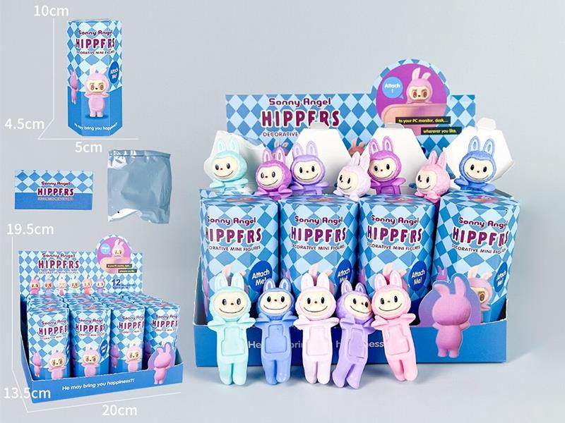 Labubu Series Decorative Mini Figures 12pcs