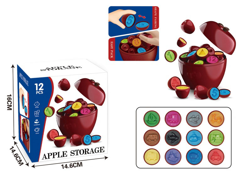 Cartoon Educational And Educational Transportation Vehicle Patterns Paired With Apple Toys