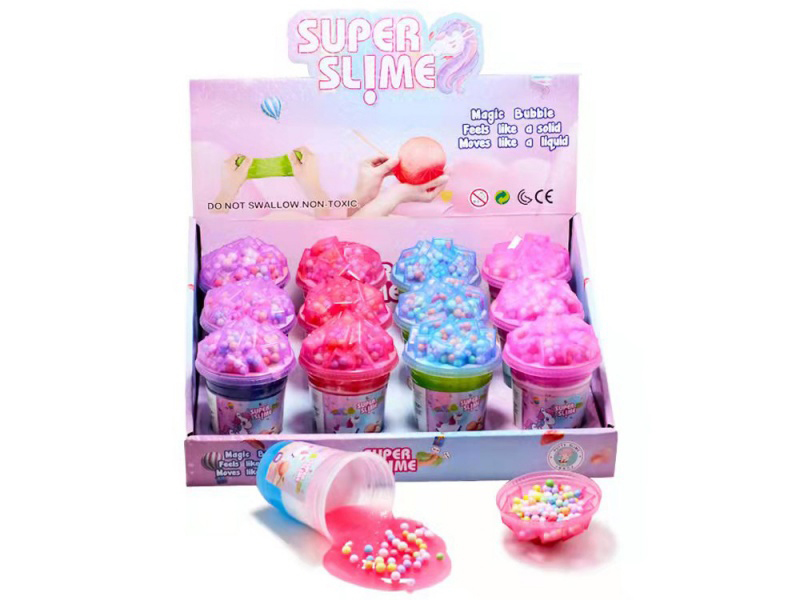 Crystal Slime Slime Drink Color Bead Tensile Mud