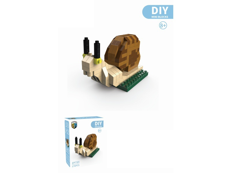 Snail Building Blocks Insect Series 178 PCS