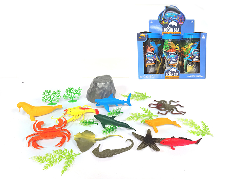 Sea Animals Set 6pcs/Display Box