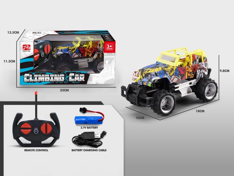 1:22 Graffiti Remote Control Cross Country Car
