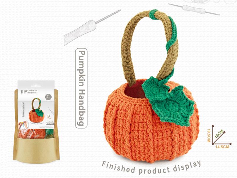 DIY Crochet Toy Pumpkin Handbag