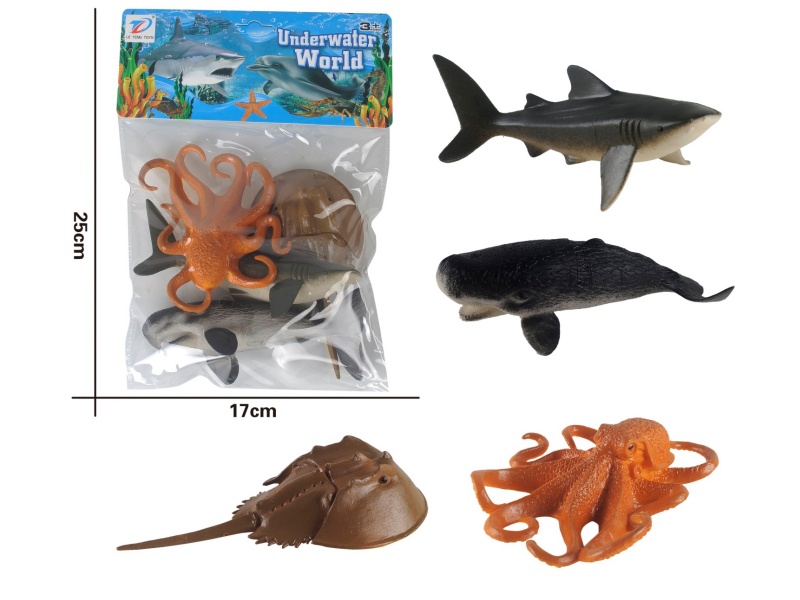 Pvc Emulates Ocean 4Pcs