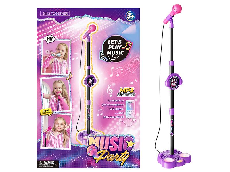 Microphone With Light And Music