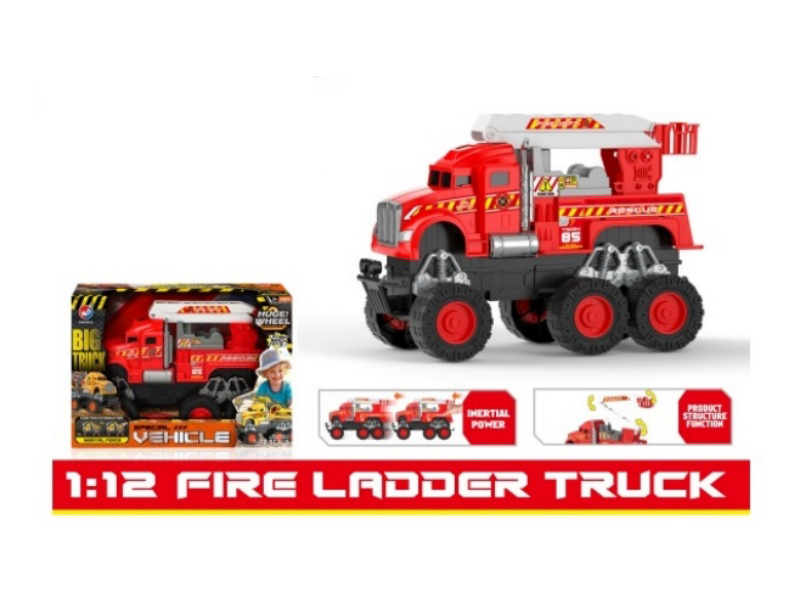 1:126 *6 Engineering Fire Ladder Truck