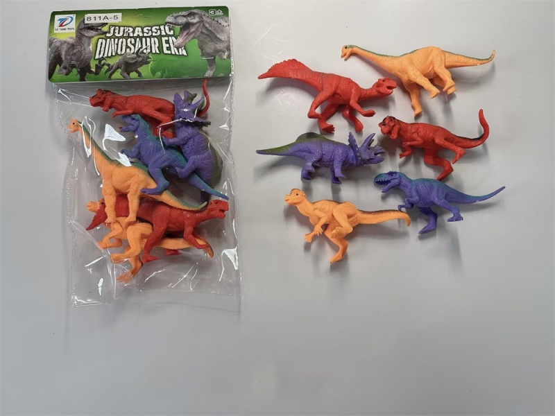 Pvc Dinosaur Set 6Pcs