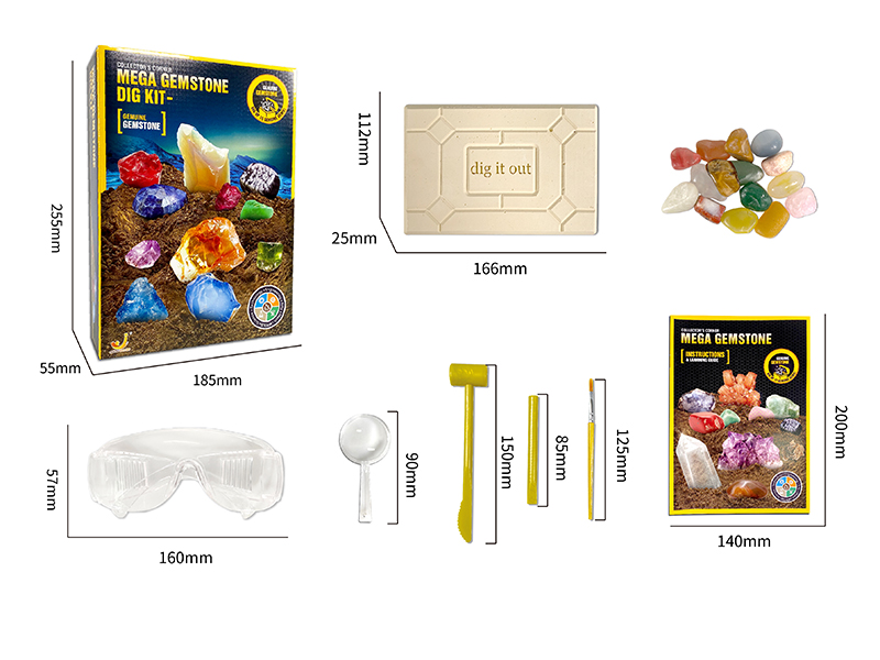 Gemstone Archaeological Dig Set