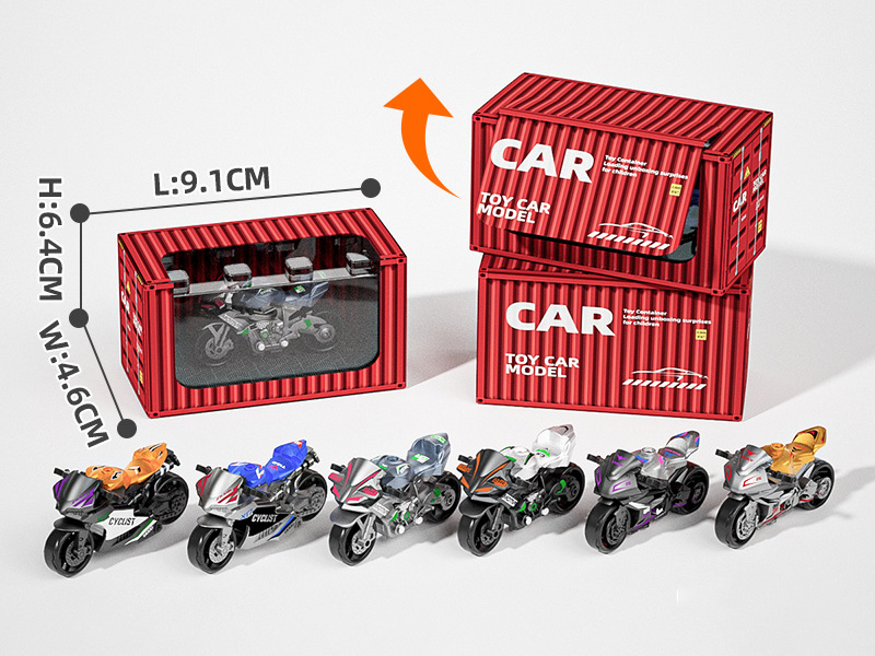1:64 Alloy Motorcycle Blind Box
