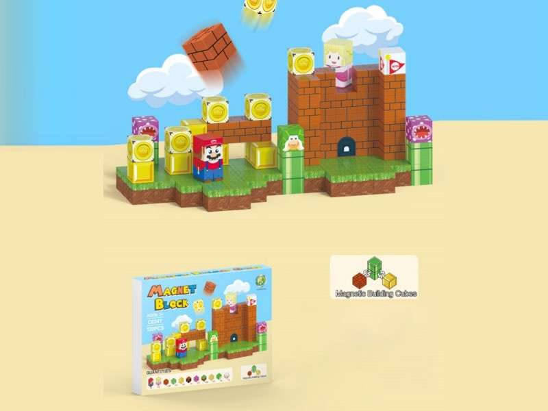 Building Blocks: 120Pcs Mario Theme