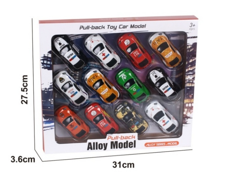 8.6 Beetle City Rebound Iron Sheet Car