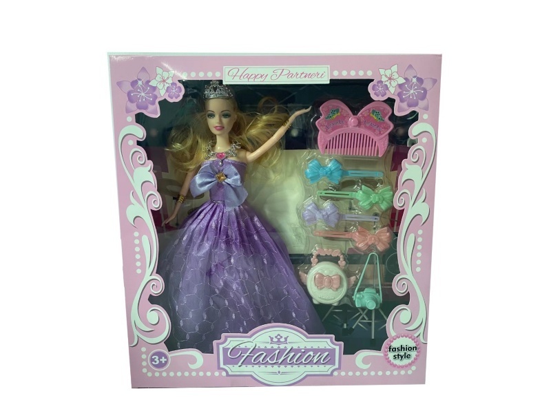 11.5-Inch Solid Doll With Accessories, Window Box