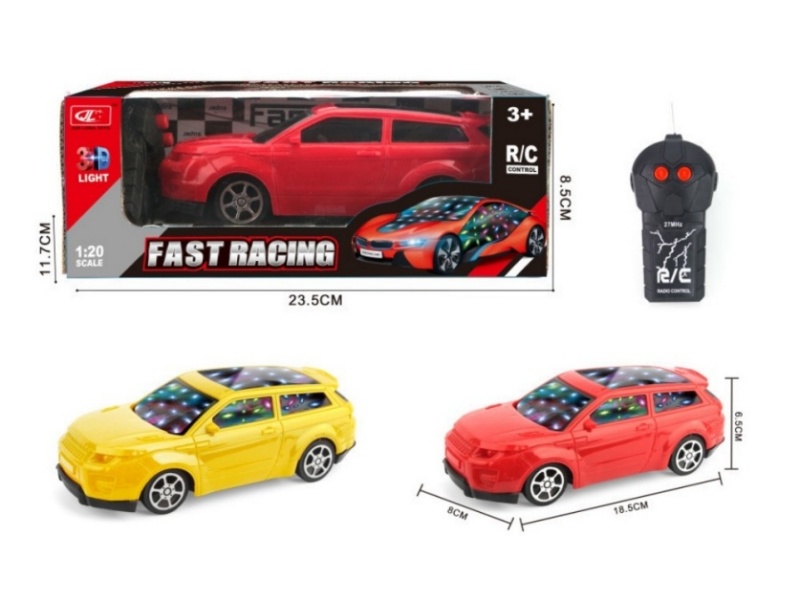 2-Channel  Land Rover Remote Control Car With 3D Light