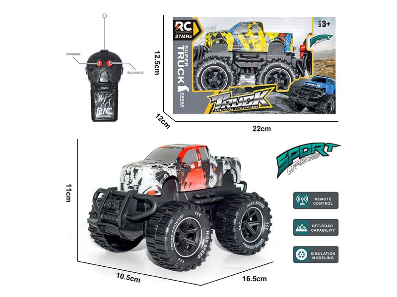 2-Channel Remote Control Off-Road Vehicle