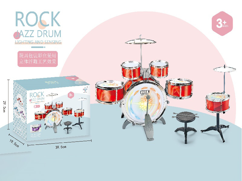 Flame Red New Vertical Six-Drum/Four-Lamp Power Supply