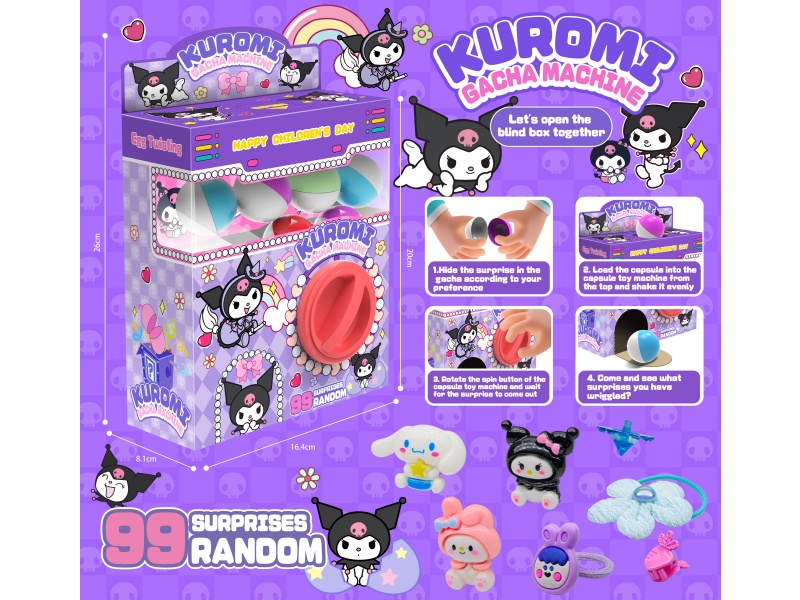 Kulomi Gacha Machine (6 Round Eggs)