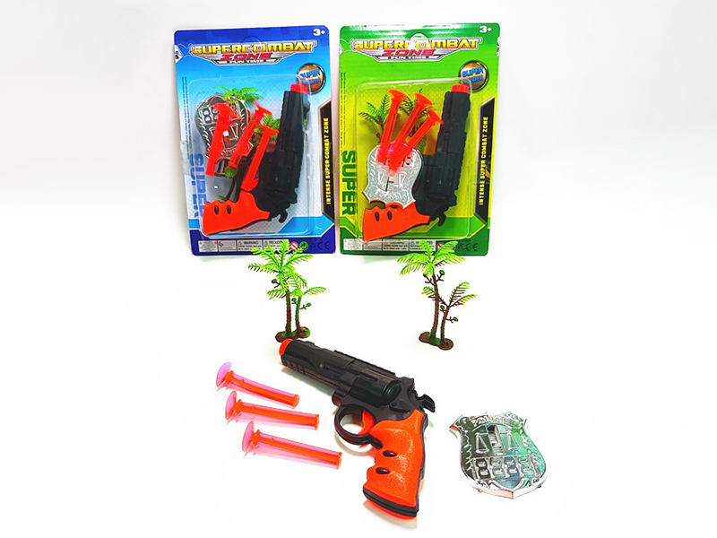 One Soft Revolver With Three Rounds, One Badge, Two Coconut Trees