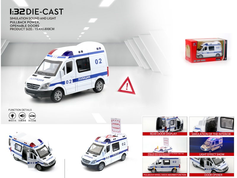 1:32 Police Car Russian Version