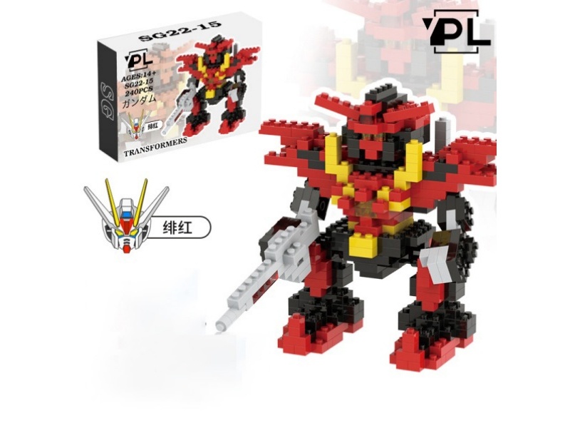 Gundam Series - Scarlet Gundam 400Pcs Building Blocks