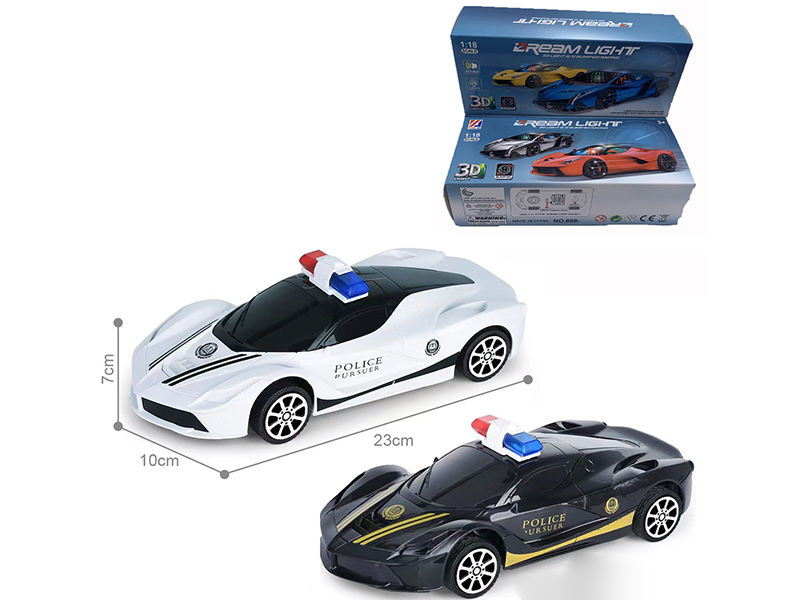 1:18 Ferrari Electric Car With 3D Lights