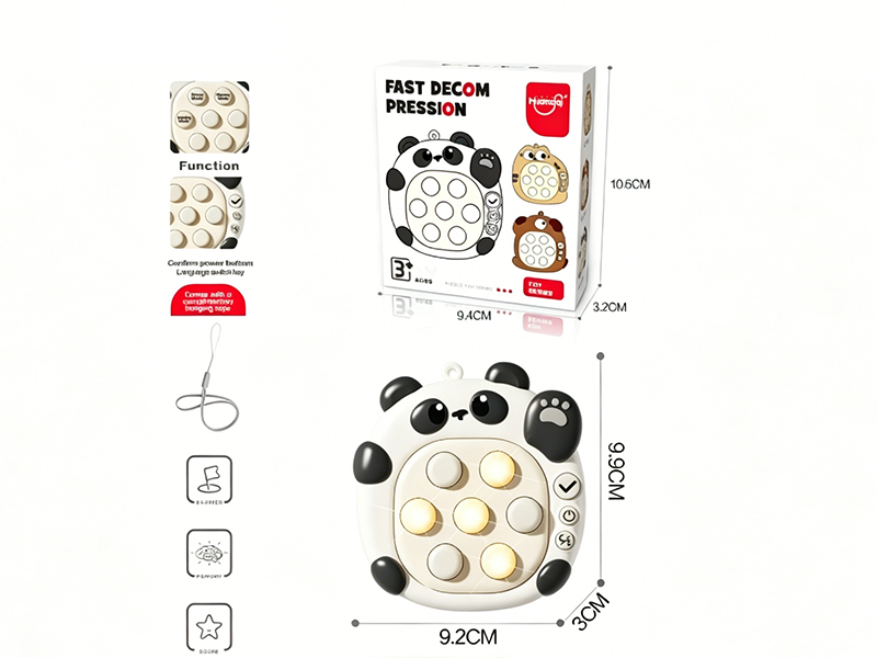 Quick Push Stress-Relieving Toy (Panda)