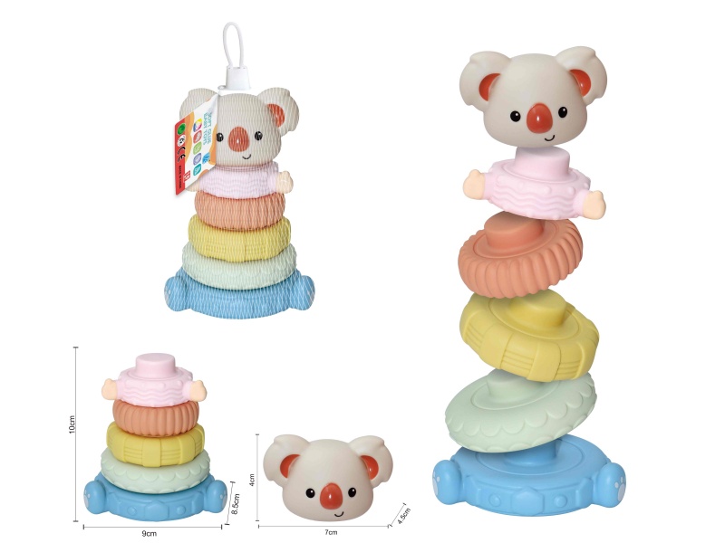 Soft Plastic Stacking Toy 6pcs