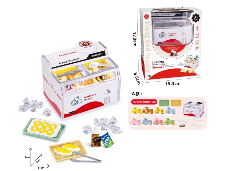 Freezer With DIY Accessories(Lights And Sound,66PCS)