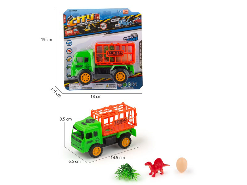 Inertial Vehicle Dinosaur Animal Pen