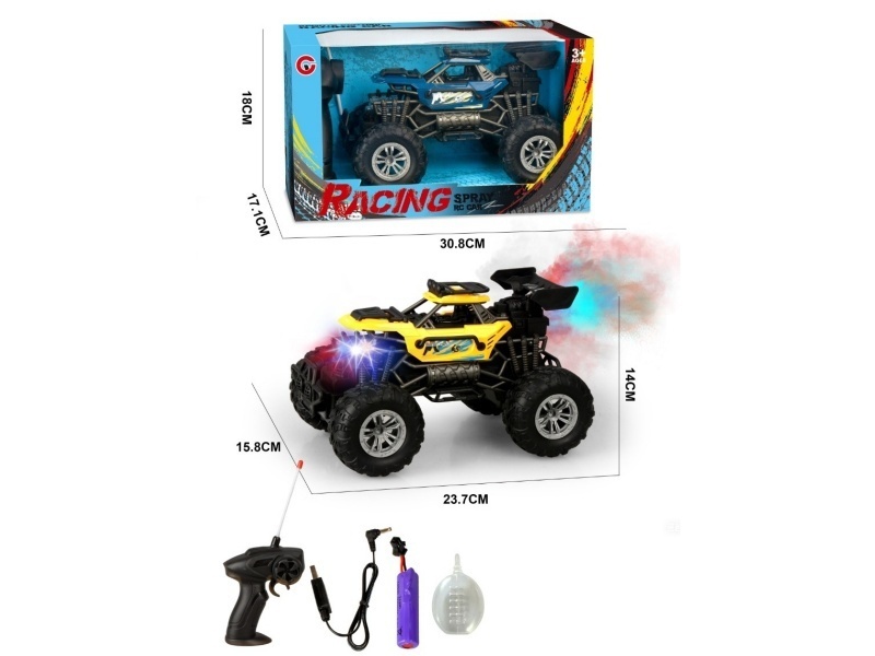 1:16 Four-Way Spray Light Skeleton Remote Control Car