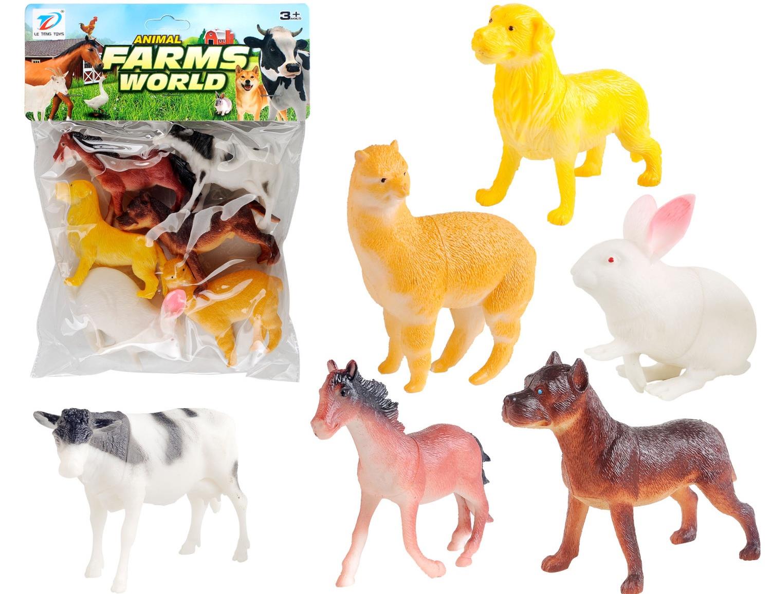 Pvc Simulation Farm Animal 6Pcs