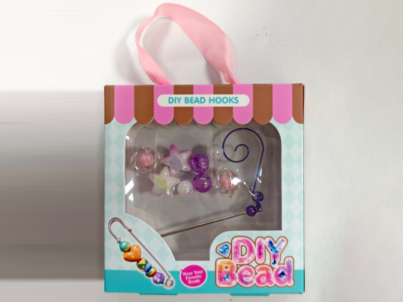 Diy Beaded Hook Pendant Small Decoration (Dark Purple Style)