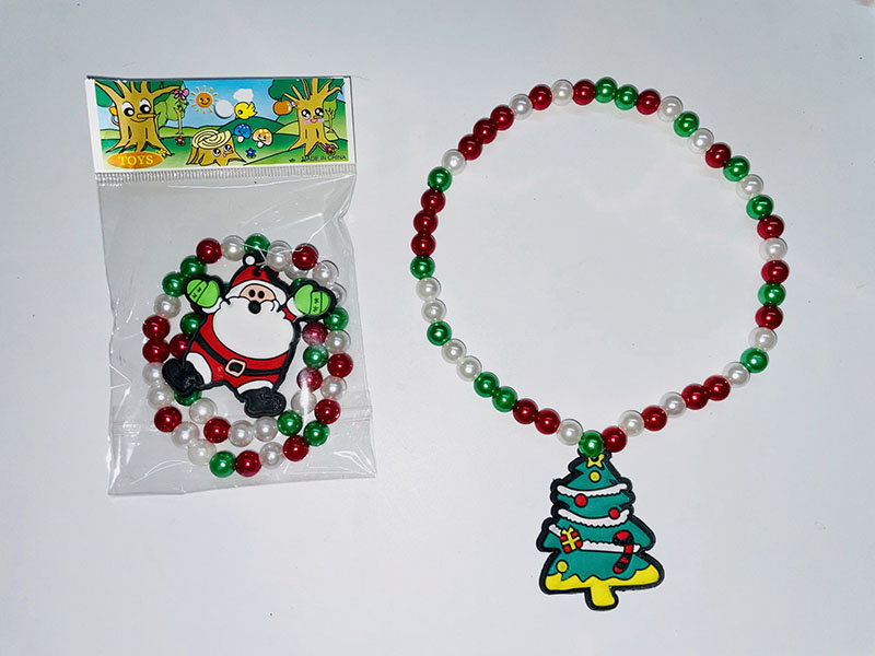 Christmas Bead Necklace